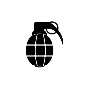 El bombası simgesi logo vektör tasarım şablonu