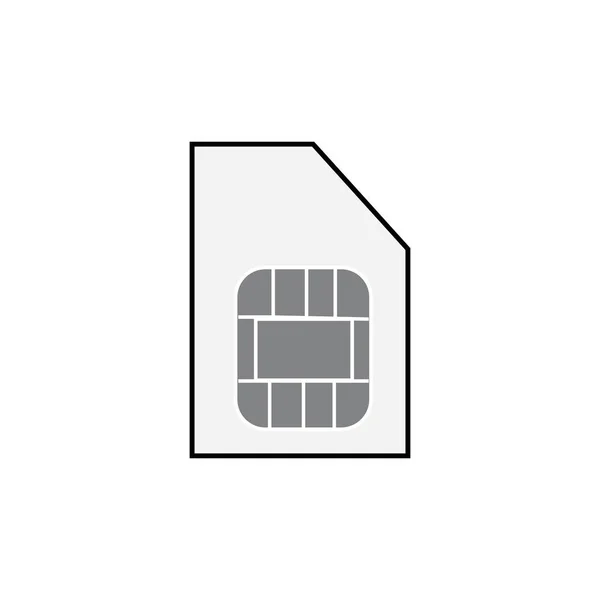 Πρότυπο Σχεδίασης Διανυσματικού Λογότυπου Εικονιδίου Κάρτας Sim — Διανυσματικό Αρχείο