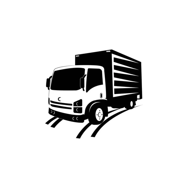 Πρότυπο Σχεδίασης Διανύσματος Εικονιδίων Φορτηγών — Διανυσματικό Αρχείο