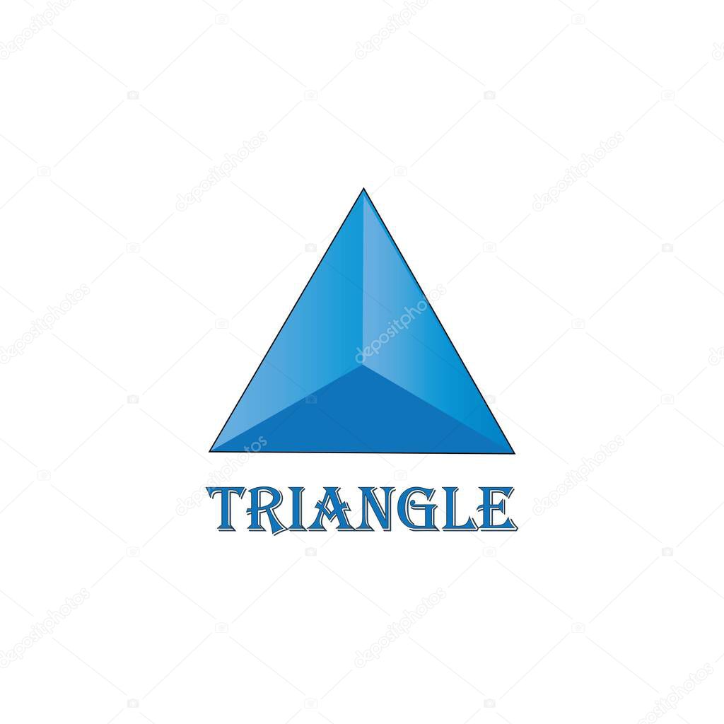 triangle arrow icon logo vector design template