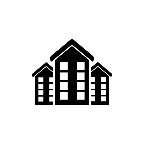 Шаблон Векторного Дизайна Логотипа Здания — стоковый вектор