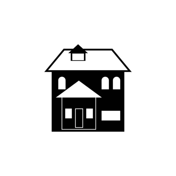 Будівельний Значок Логотип Векторний Дизайн Шаблон — стоковий вектор