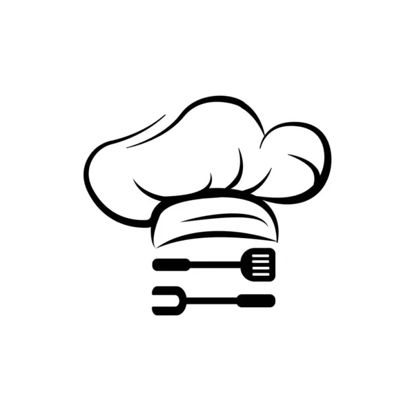 Chef Icon Logo Vector Design Template — Stockvektor