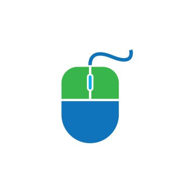 computer mouse icon logo vector design template