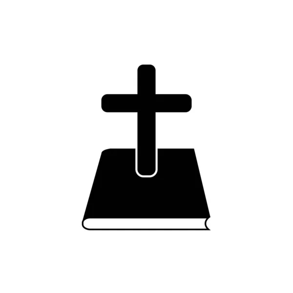 Christian Icon Logo Vector Design Template — Stock Vector