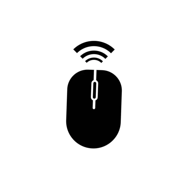 Computer Mouse Icon Logo Vector Design Template — Stock Vector