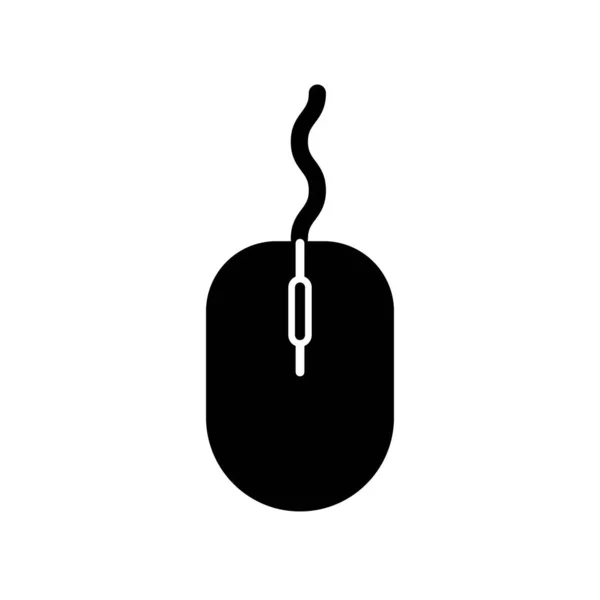 Computer Mouse Icon Logo Vector Design Template — Stock vektor