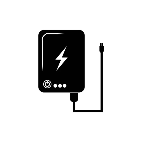 Power Bank Icon Logo Vector Design Template — ストックベクタ