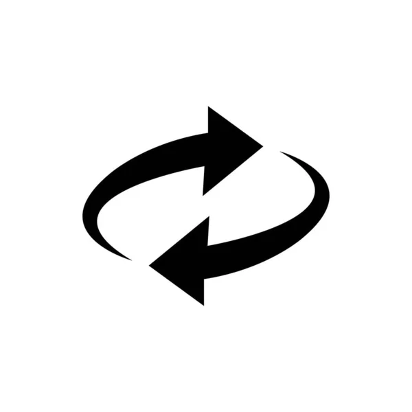 Rotation Icon Logo Vector Design Template — 스톡 벡터