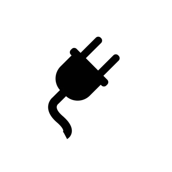 Plug Icon Logo Vector Ontwerp Template — Stockvector