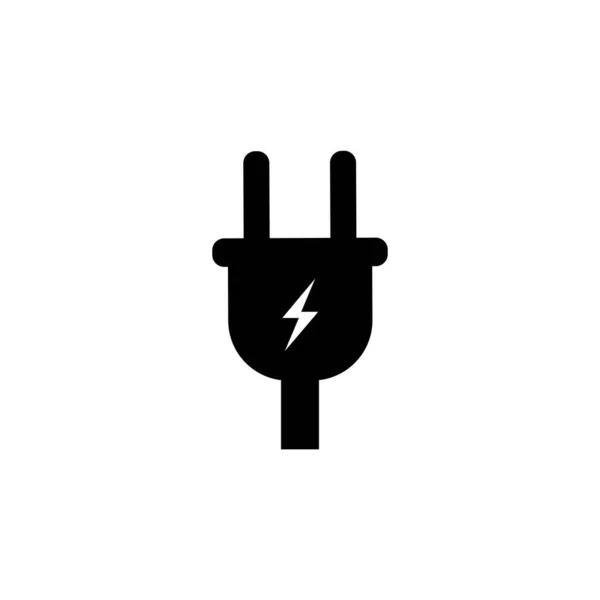 Шаблон Векторного Дизайна Логотипа Plug Icon — стоковый вектор