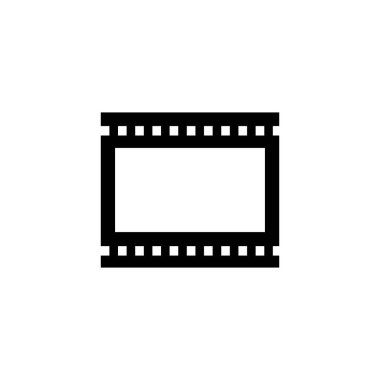 film strip icon logo vector design template