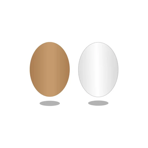 Egg Icon Logo Vector Design Template — ストックベクタ