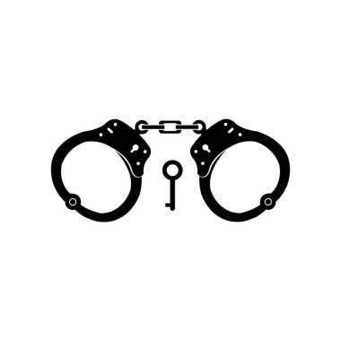 Kelepçe simgesi logo vektör tasarım şablonu