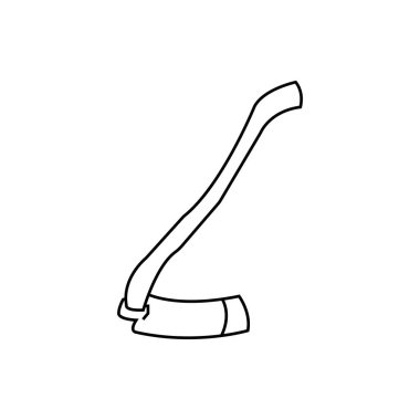 hoe simgesi logo vektör tasarım şablonu