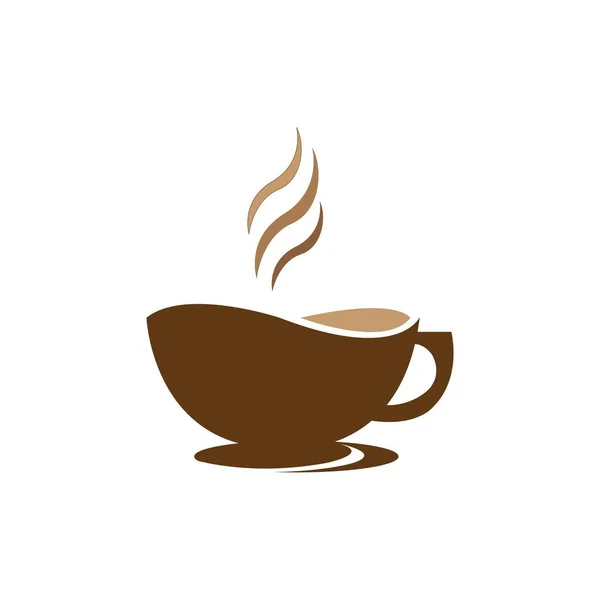 Coffee Icon Logo Vector Design Template —  Vetores de Stock