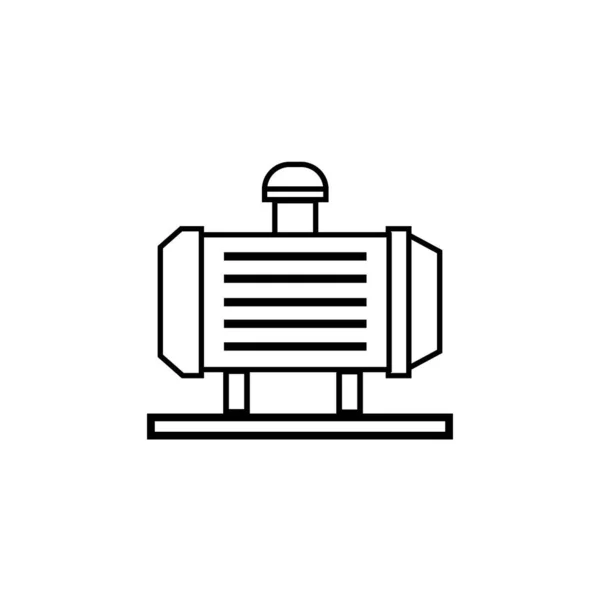 Modèle Conception Vectorielle Logo Icône Pompe Eau — Image vectorielle