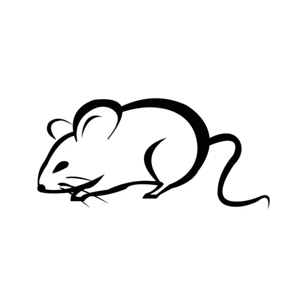 Maus Symbol Logo Vektor Design Vorlage — Stockvektor