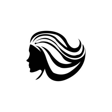 hair icon logo vector design template