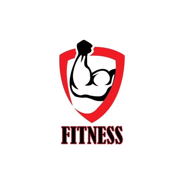 Fitness Symbol Logo Vektor Design Vorlage — Stockvektor