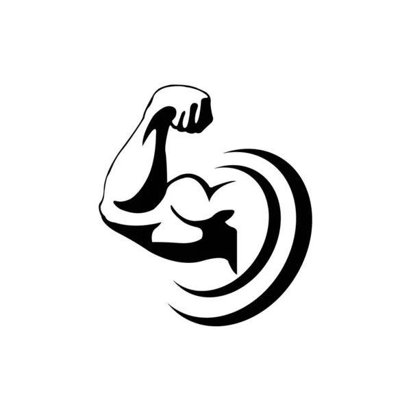 Fitness Icon Logo Vector Design Template — Archivo Imágenes Vectoriales