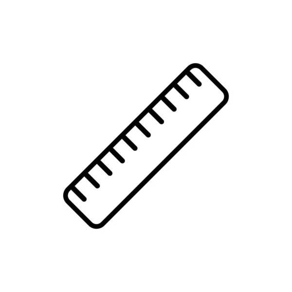 Ruler Icon Logo Vector Design Template — 스톡 벡터