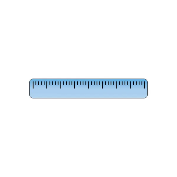 Ruler Icon Logo Vector Design Template — Image vectorielle