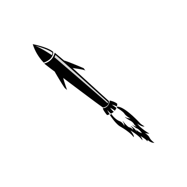 Missile Icon Logo Vector Design Template — 图库矢量图片