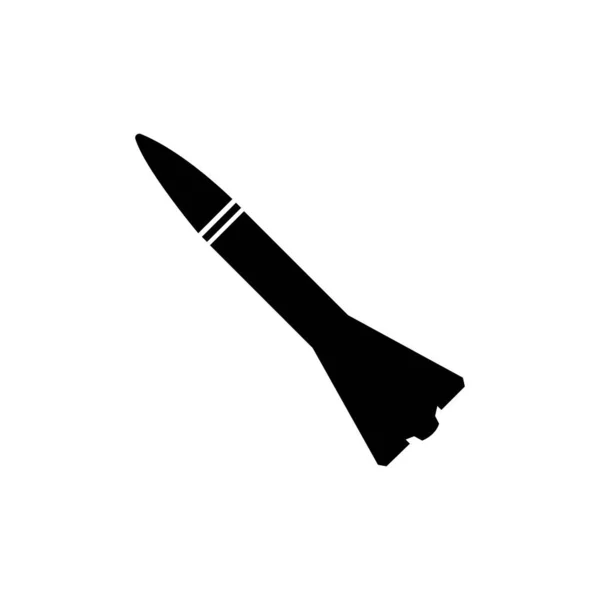 Missile Icon Logo Vector Design Template — Vetor de Stock