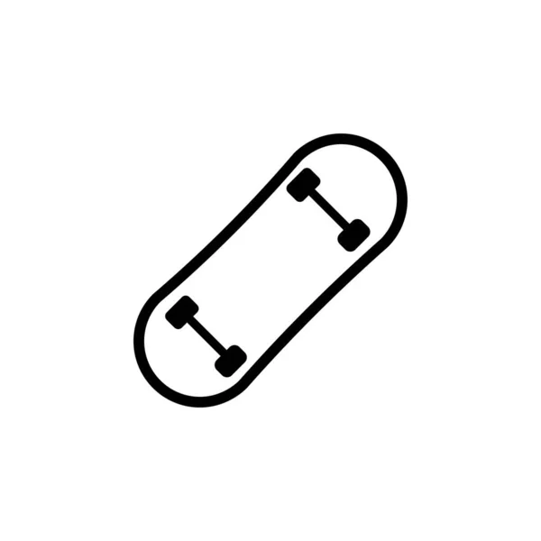Skater Icon Logo Vector Design Template — Stock Vector