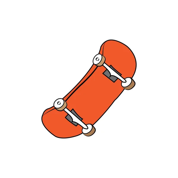 Skater Icon Logo Vector Design Template — Stock Vector