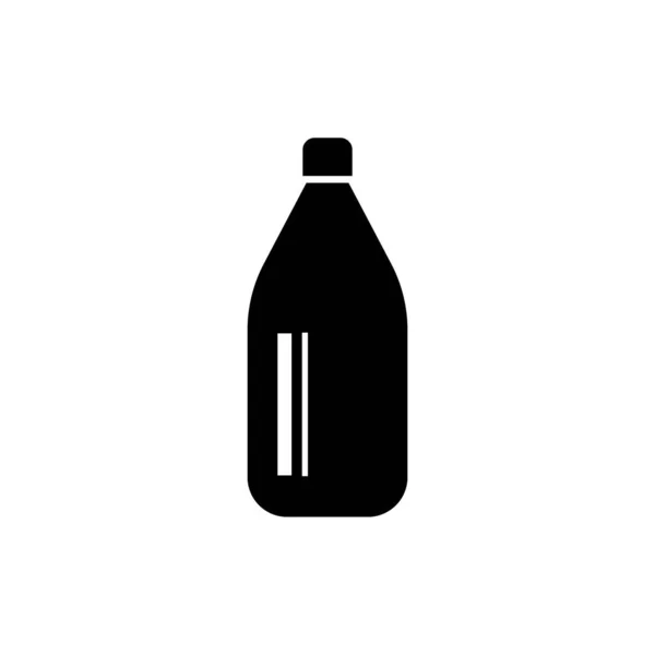 Şişe Simgesi Logo Vektör Tasarım Şablonu — Stok Vektör