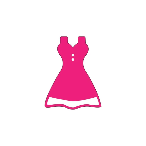 Dress Icon Logo Vector Design — Stockvector