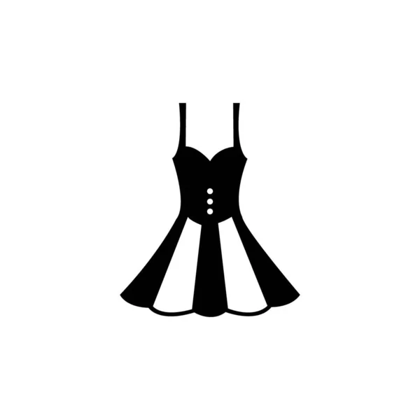 Dress Icon Logo Vector Design — Archivo Imágenes Vectoriales