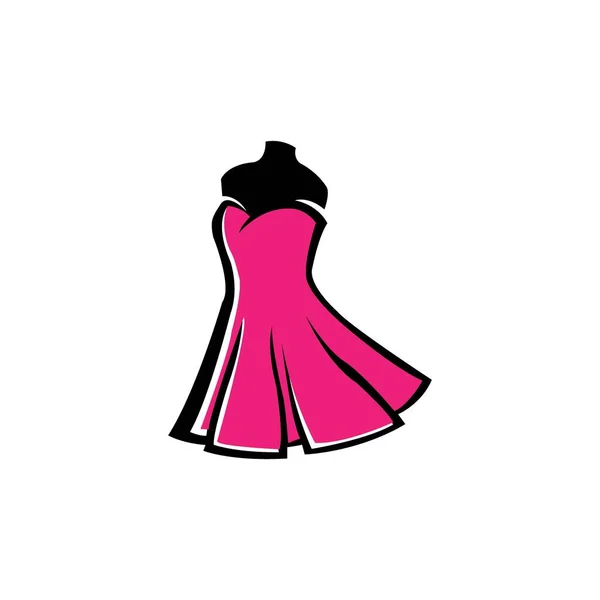 Dress Icon Logo Vector Design — Vector de stock