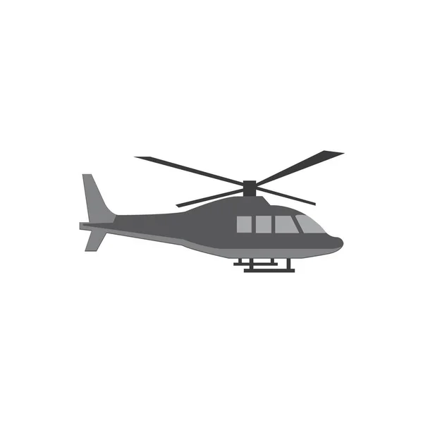 Helikopter Ikon Logó Vektor Tervezési Sablon — Stock Vector