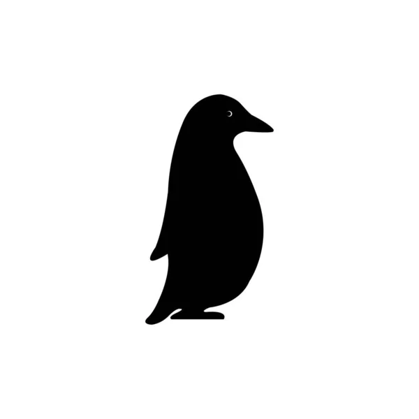Penguin Icon Logo Vector Design Template — Vector de stock