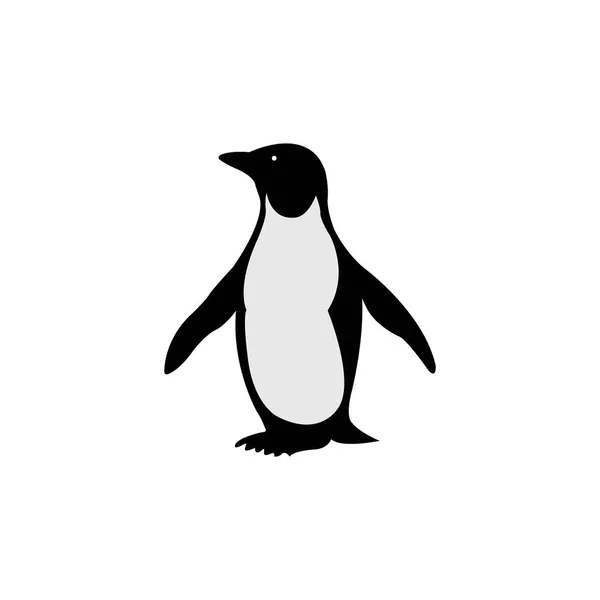 Penguin Icon Logo Vector Design Template — Vector de stock