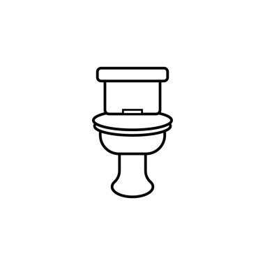 tuvalet simgesi logo vektör tasarım şablonu