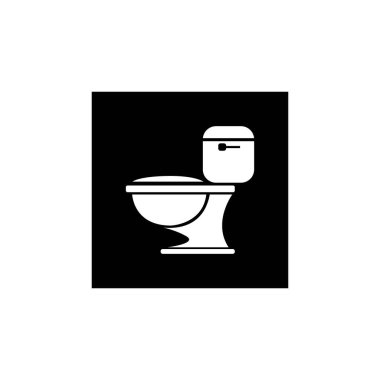 tuvalet simgesi logo vektör tasarım şablonu