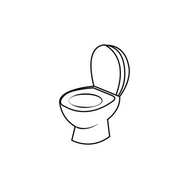 tuvalet simgesi logo vektör tasarım şablonu