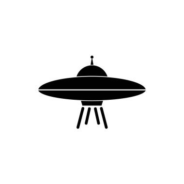UFO simgesi logo vektör tasarım şablonu