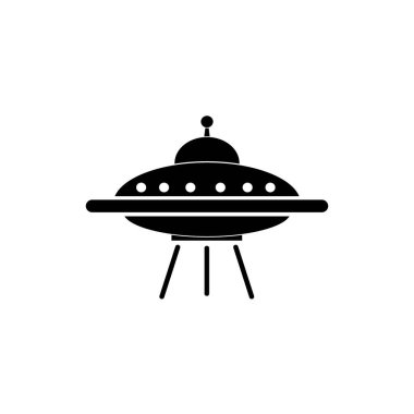 UFO simgesi logo vektör tasarım şablonu