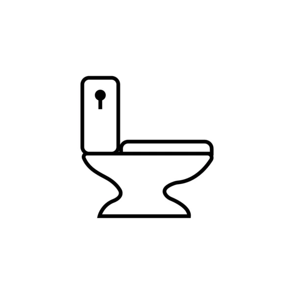 Toilet Icon Logo Vector Design Template — 스톡 벡터