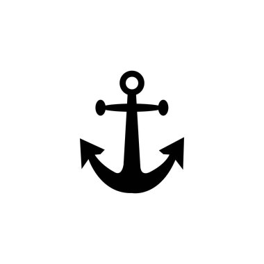 anchor simgesi logo vektör tasarımı