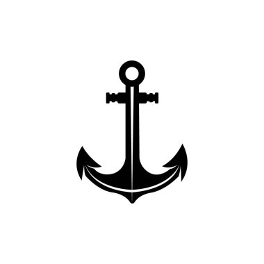 anchor simgesi logo vektör tasarımı