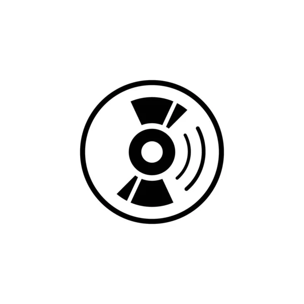 Disc Icon Logo Vector Design — ストックベクタ