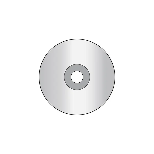 Disc Icon Logo Vector Design — 스톡 벡터