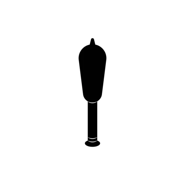 Bludgeon Icon Logo Vector Design — Stok Vektör