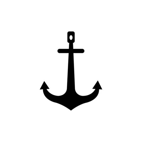 Anchor Icon Logo Vector Design — Vettoriale Stock